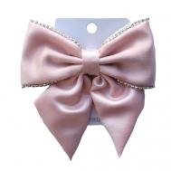Заколка для волос для детей BACK TO SCHOOL бант Pink Stone TWINKLE