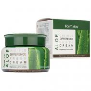 Крем для лица увлажняющий с экстрактом алоэ Aloe Visible Difference Fresh Cream 100 FARMSTAY