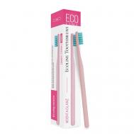Зубная щетка Ecoline Toothbrush Pink #DENTAGLANZ
