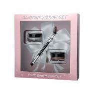 Набор для макияжа бровей "GLAMOURY BROW SET" ЛЭТУАЛЬ