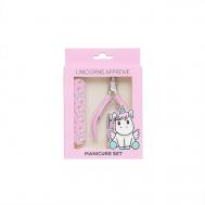Подарочный набор для маникюра: щипчики, кусачки, пилка UNICORNS APPROVE