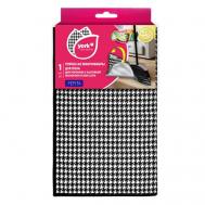 Салфетка из микрофибры для пола двухсторонняя с застёжкой Пепита York