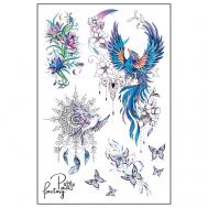 Временные переводные татуировки для тела PAW FACTORY