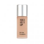 Тональный крем без содержания масла матирующий Oil-Free Foundation Make Up Factory