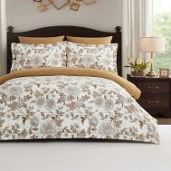 Постельное Белье из Сатина Exclusive 1,5 Сп. 160x220 Cherish Белый Arya home collection