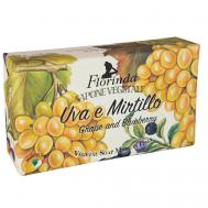 мыло "Фруктовая Страсть" Uva e Mirtillo / Виноград и Черника 200 FLORINDA