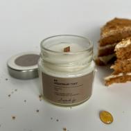 Свеча ароматическая в банке с деревянным фитилем (молоко и мед) 100 LEVENDE LYS ТЁПЛЫЕ МОМЕНТЫ