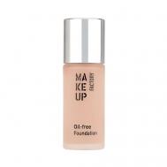 Тональный крем без содержания масла матирующий Oil-Free Foundation Make Up Factory