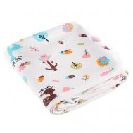 Пеленка на непромокаемой основе, 80*100 см «Оленята» Крошка Я