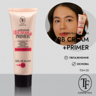 Увлажняющий крем-тон и основа под макияж  professional BB CREAM+PRIMER TF