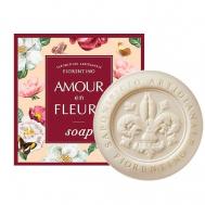 Мыло туалетное "Amour en fleurs" 100 Новая заря