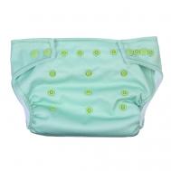 Многоразовый подгузник, флис, цвет светло зеленый Крошка Я