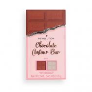 Палетка для контурирования: бронзер и хайлайтер CHOCOLATE CONTOUR BAR I Heart Revolution
