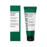 Пенка для умывания с AHA, BHA, PHA-кислотами, экстрактами центеллы и чайного дерева 100 SOME BY MI