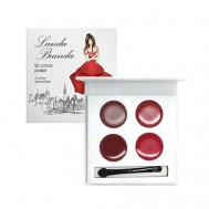 Палетка помад 4 цвета Berry mix Landa Branda