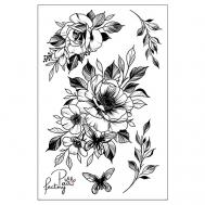 Временные переводные татуировки для тела PAW FACTORY