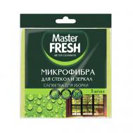 Салфетка для стекол и зеркал, микрофибра Master FRESH