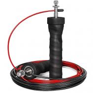 Скакалка скоростная для фитнеса со стальным тросом и утяжелителями SHARK FIT