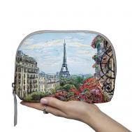 Косметичка женская большая кожаная Mahaon