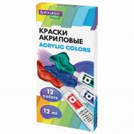 Краски акриловые художественные HOBBY Brauberg