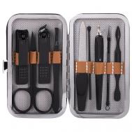 Универсальный набор для маникюра и педикюра 9 в 1 в футляре, MINI WBZ