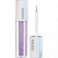 Тени для век кремовые Glitter Liquid eye shadow Zeesea
