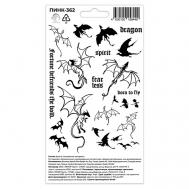 Перманентные тату Драконы Надписи P.INK