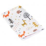 Пеленка на непромокаемой основе, 50*70 см «Лисички» Крошка Я