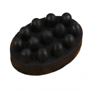 Мыло массажное с черной глиной для пяток 80 Добропаровъ