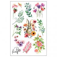 Временные переводные татуировки для тела PAW FACTORY