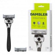Бритва мужская станок для бритья, 6 лезвий Evolution DAMSLER