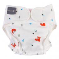 Многоразовый подгузник «Лисички», размер M Крошка Я