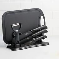 Набор ножей кухонных с подставкой SHINY KITCHEN