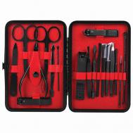 Универсальный набор для маникюра и педикюра 18 в 1 в футляре, STANDARD WBZ