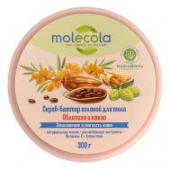 Скраб-баттер соляной для тела Облепиха и какао 300 MOLECOLA