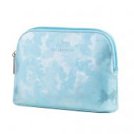 МЕА Косметичка велюровая голубая MEA