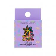 Скрепки фигурные UNICORN IMAGINATION UNICORNS APPROVE