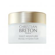 Гель-крем для лица Интенсивно увлажняющий и освежающий Deep Moisture Rose Hydrator 50 Christian Breton