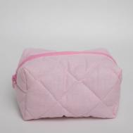 Косметичка тканевая розовая LIMIKA