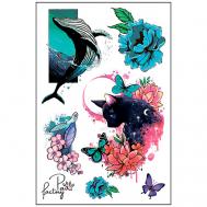 Временные переводные татуировки для тела PAW FACTORY