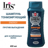 Шампунь для мужчин ENERGY тонизирующий для ослабленных волос 400 Iris Cosmetic