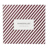 WANDERLUST Подарочный набор Saffiano Rose Wine. Комплект: кошелек + бирка на багаж. ЛЭТУАЛЬ