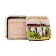 Мыло с цветком хлопка Поезд 100 La Savonnerie de Nyons