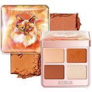 Тени для век Tipsy Kitty Eyeshadow Quad Zeesea