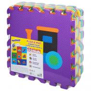 Коврик-пазл напольный мягкий, Машинки Юнландия