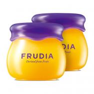 Бальзам для губ черникой и медом в баночке 2шт FRUDIA