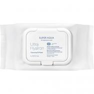Салфетки для снятия макияжа Super Aqua Ultra Hyalron Missha