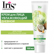 Крем для лица Кокосовый увлажняющий 100 Iris Cosmetic