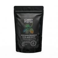 Крымская розовая соль для ванн с эфирным маслом Сосны 1000 DEEP PINK