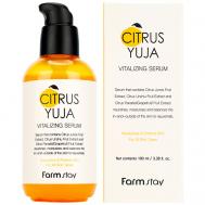 Сыворотка для лица освежающая с экстрактом юдзу Citrus Yuja Vitalizing Serum 100 FARMSTAY